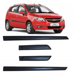Side Door Beading Door Protector Accessories for Sail Hatchback Black